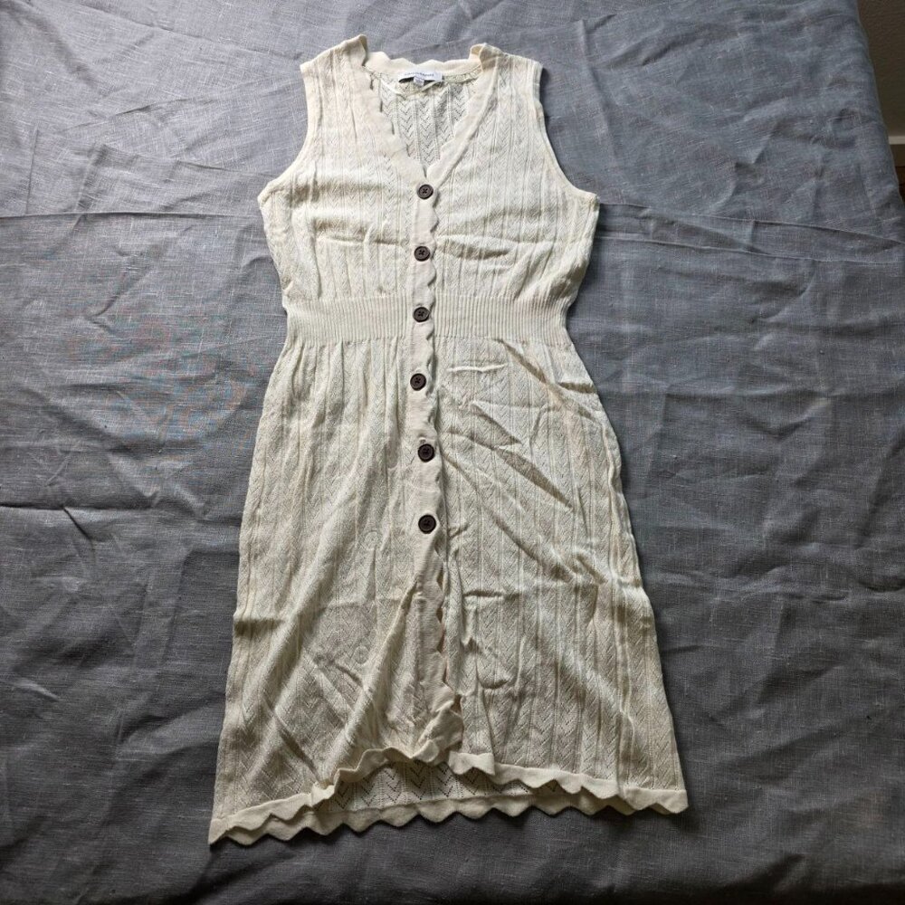Calligraphie Sleeveless Sweater Dress Women's - Size S